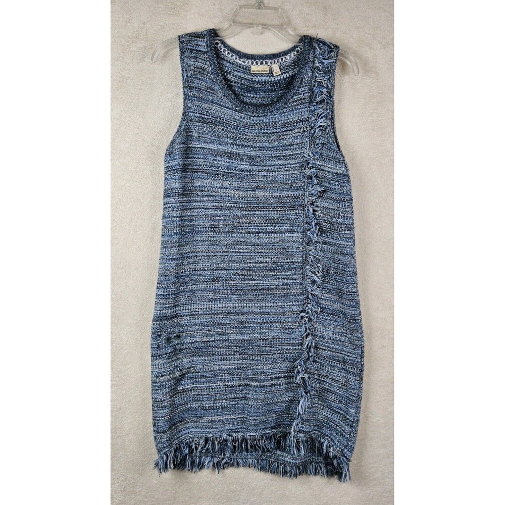 Holding Horses Anthropologie Sleeveless Fringe Knit Dress Size S